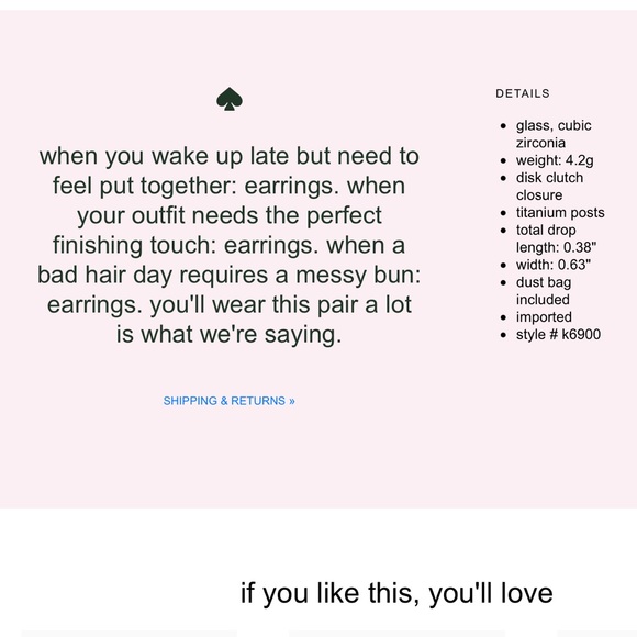 Kate Spade Ice Cream “Sundae” Studs - Picture 10 of 10